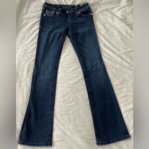 Miss Me Dark Blue Flare Jeans